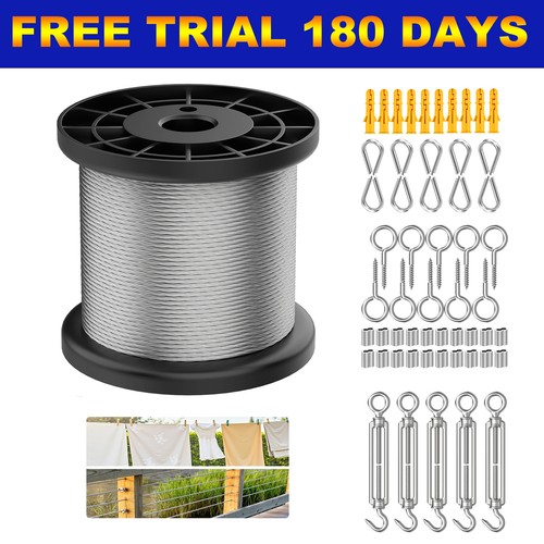 50m garden wire rope - rope, kit