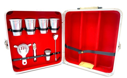 Vintage portable travel bar - portable,