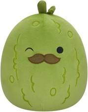 Charles the Pickle with Moustache Squishmallows Original 7.5 Ultrasoft Plush Toy
