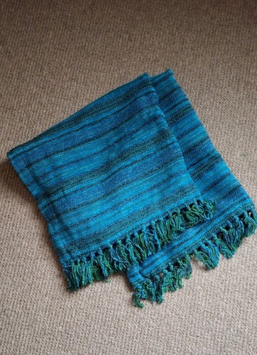 Vintage throw blanket handmade - vintage,