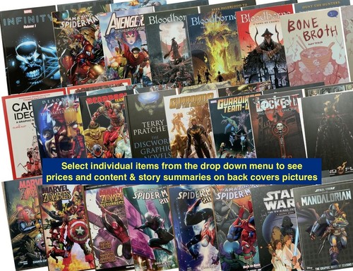 Graphic novels stock - graphic, clearance