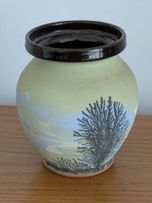 Camelot Pottery Vase Mochaware