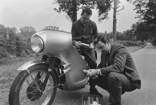 British motorcycle racer - , chris