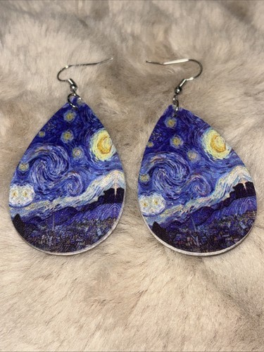 Van gogh starry night teardrop - gogh,