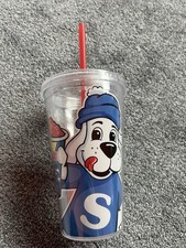 Slush Puppie Plastic Cup With Straw