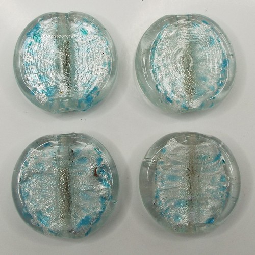 Bead large 35mm handmade glass - large,