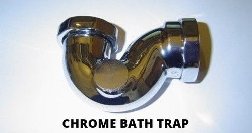 Bath trap chrome - trap,