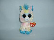 TY BEANIE BOO'S SILK 6" BLITZ THE UNICORN Cuddly Soft Plush Toy With Tag (2017)