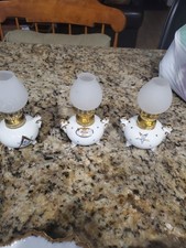 Vintage Masons Mini Oil Lamps