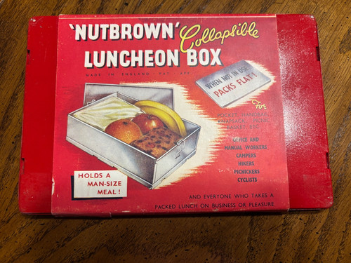 Vintage nutbrown collapsible - vintage,