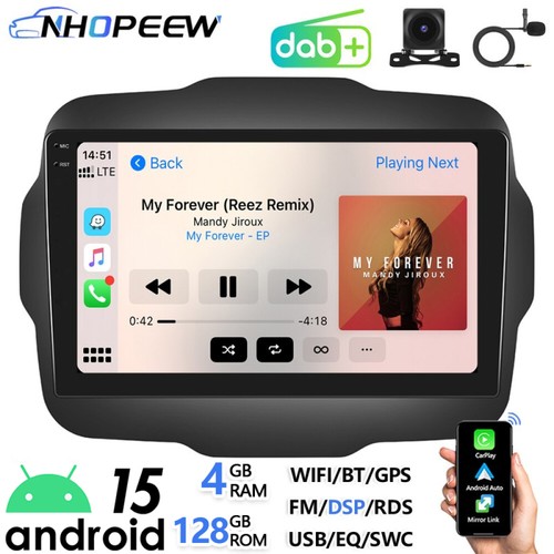 Dab carplay android head unit - dab+,