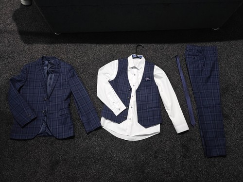 Boys navy suit next - boys,