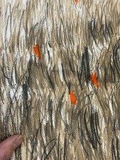 Heals Vintage Cotton Fabric Fieldfare 1970s 120 x 210 Cm Plus Extra Fabric