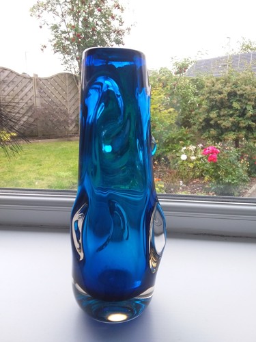 Whitefriars tall knobbly - knobbly, vase