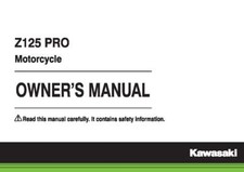 Kawasaki Owners Manual Book