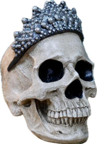 Small resin skull tiara - skull, &