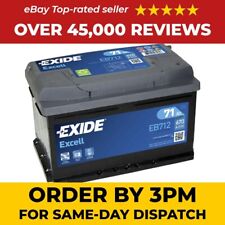 EXIDE EB712 EXCELL CAR BATTERY 71Ah 670A 096 100 Battery
