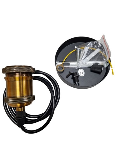 Pack gold pendant light - 1,