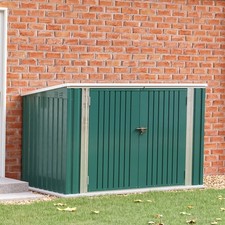 Lockable bike storage shed - lockable,