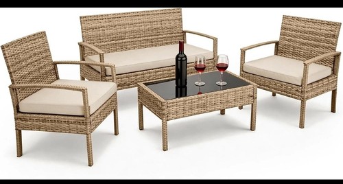Piece rattan garden - 4,