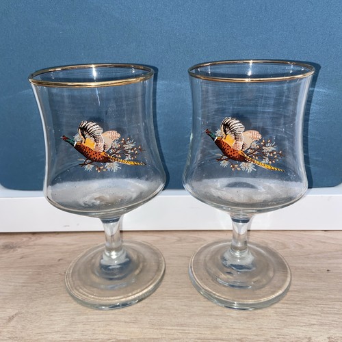 Vintage pheasant in flight - x,