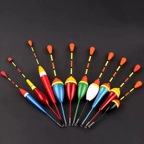 10pc fishing float set - fishing, mixed
