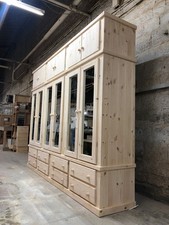 HANDMADE AYLESBURY COUNTRY 8 DRAWER 6 DOORS+TOP BOX (PINE) WARDROBE