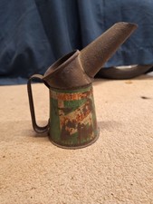 Vintage Antique Early Castrol Wakefield Half Pint Oil Pourer Jug