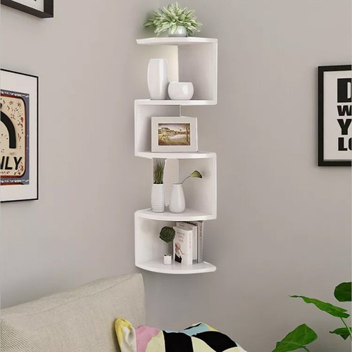 Tier corner shelf floating - 5,