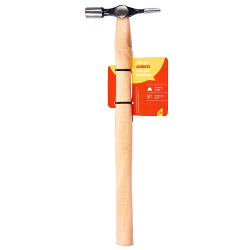 4oz pin hammer wooden - 4oz,