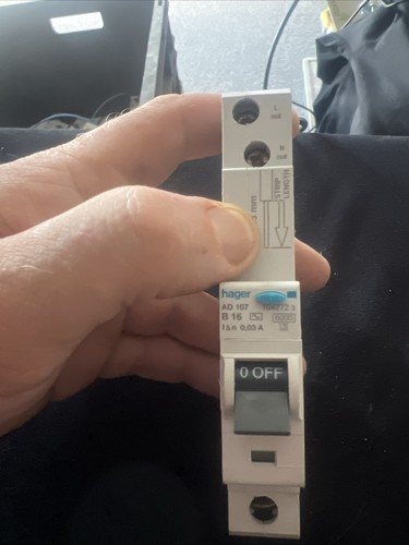 Hager rcbo b16 6ka - rcbo, 30ma