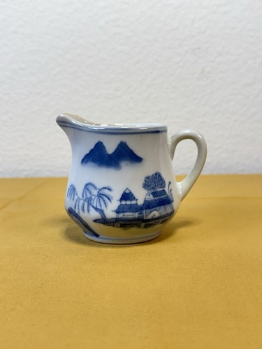 Vtg mid century blue white - vtg.,