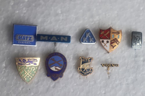 Vintage enamel stick pin