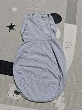 Gro Company Baby Swaddle Bag 0-3 Months 0.5 Tog Light Grey Marl