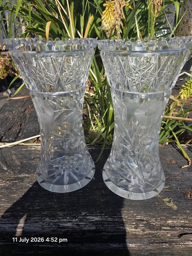 Vintage bohemian cut crystal - cut,