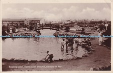 R384902 Boating Lake Recreation Ground Clacton on Sea RP Post Card 1929