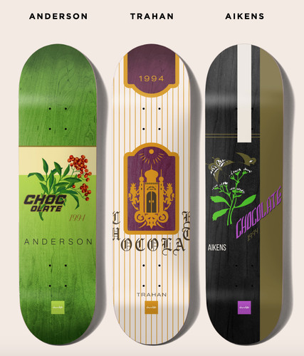 Chocolate skateboards burn one - chocolate,