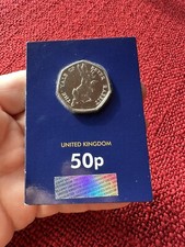 2017 UK Peter Rabbit CERTIFIED BU 50p Changer Checker Sealed
