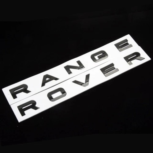 Bonnet boot lettering badge - 2x, bonnet/boot