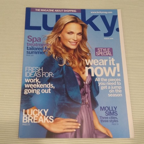 Molly sims lucky magazine - lucky,