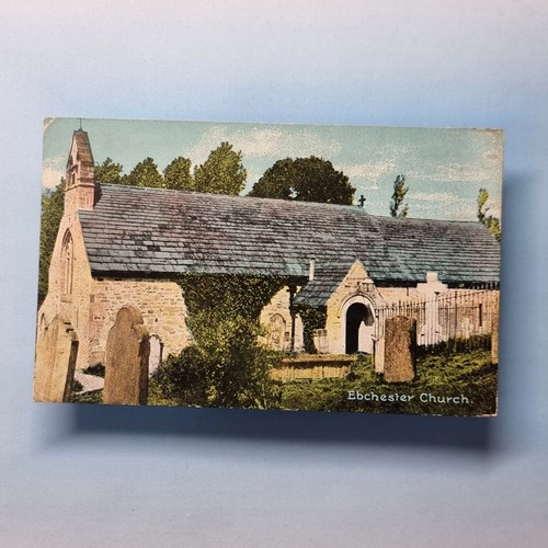 Ebchester consett postcard - ebchester,