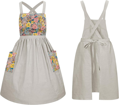 Pinafore dress apron - dress, for