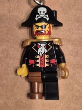 Rare LEGO PIRATE CAPTAIN BRICKBEARD KEYRING LEGOLAND key ring minifigure