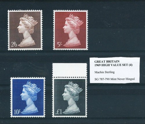Qeii sg787 790 1969 pre - sg787-790,
