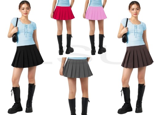 Women pleated round skirt - pleated,