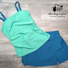 Charmleaks Adjustable Strap Padded Skirtini Swimsuit Size L