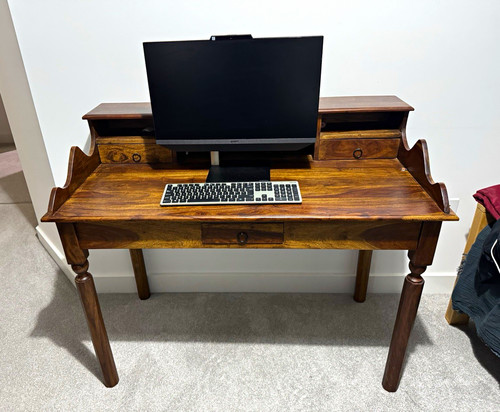 Ganga sheesham writing desk - writing,