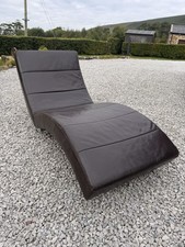 Retro Leather Chaise