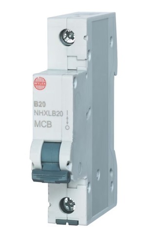 Wylex 20a mcb type nhxlb20 - wylex, b
