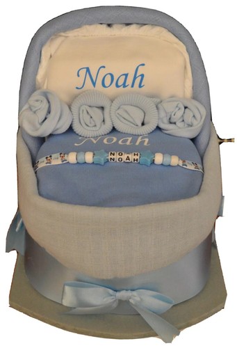 Baby nappy cake crib - nappy, cot